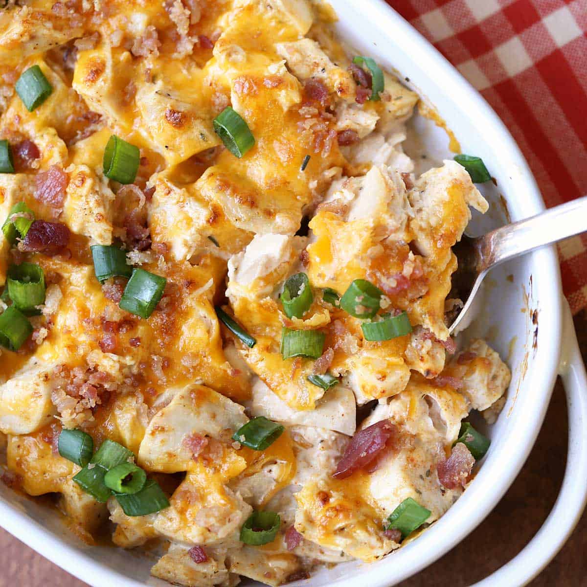 Cheesy Keto Chicken Casserole