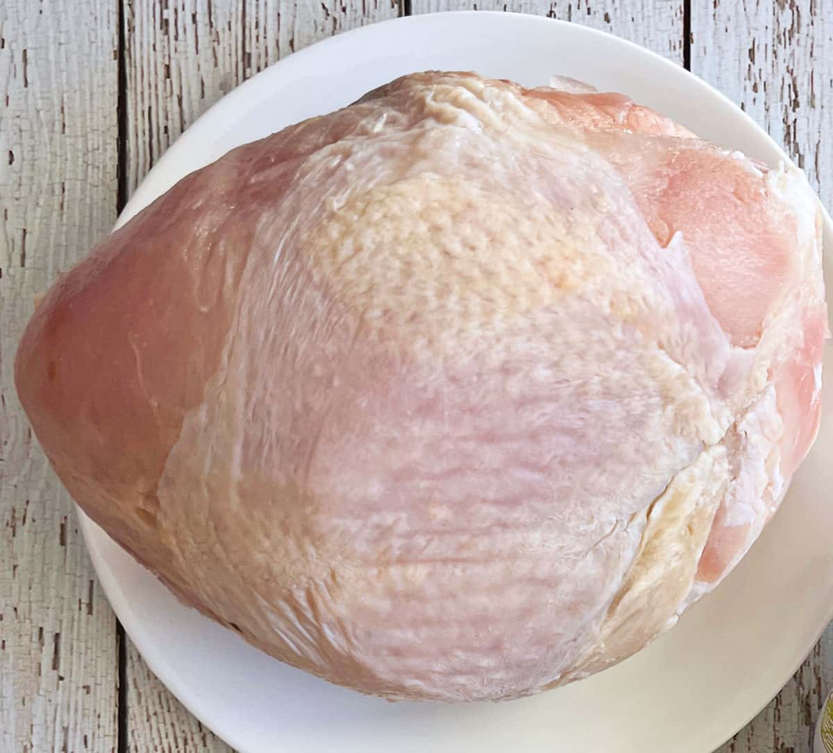 A whole turkey breast.