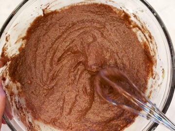 Add the dry ingredients.