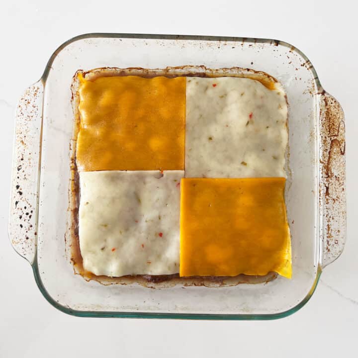 The cheese was melted.