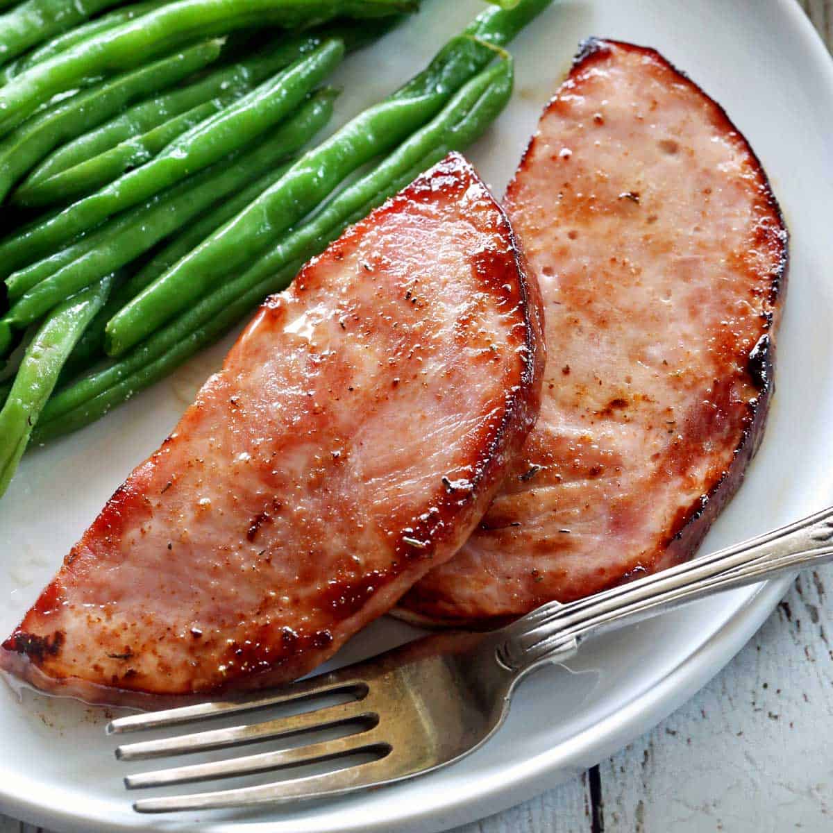 Pan-Fried Ham Steak