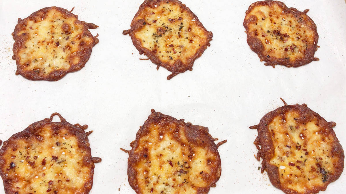 The chips are ready in the pan.