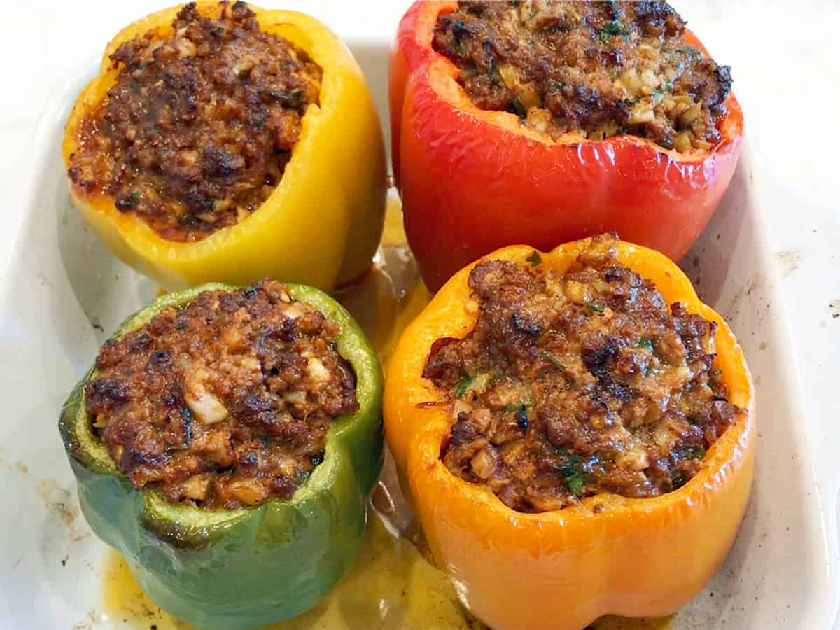 The peppers are ready.