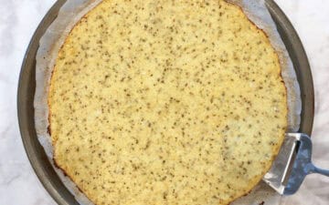 Lifting the edge of the crust.