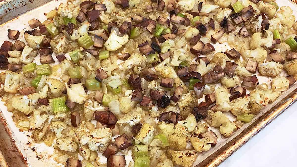 The stuffing is ready.