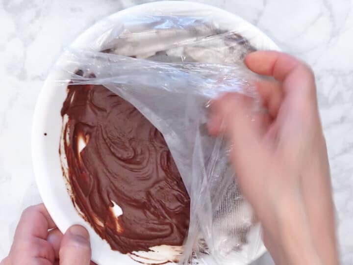 The mixture was frozen.