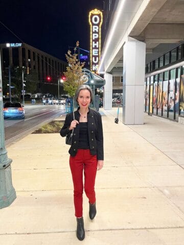 Vered DeLeeuw in downtown Memphis.