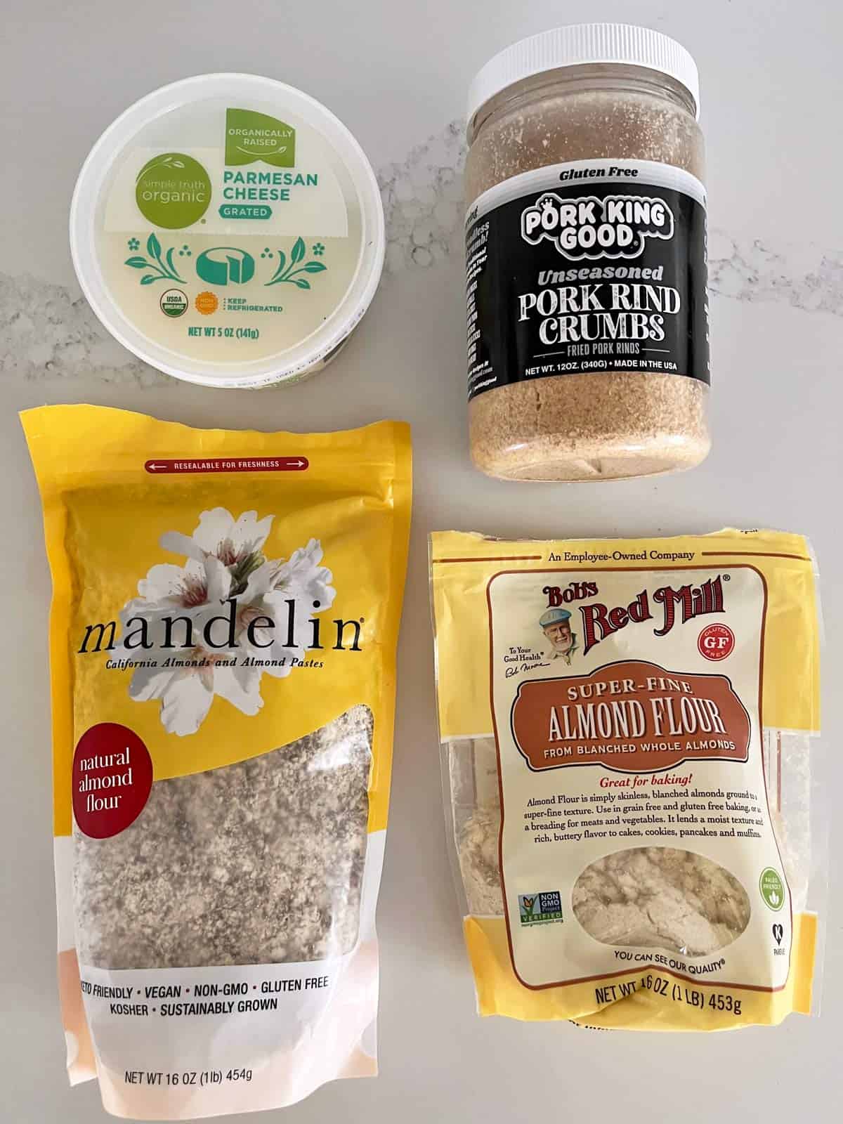 Coating options for zucchini fries.